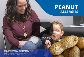 The mother of Dr. Chacko’s patient discusses her son’s peanut allergy and oral immunotherapy treatment