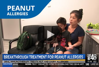 Dr. Thomas Chacko Discussing Peanut Allergy Treatment on CBS