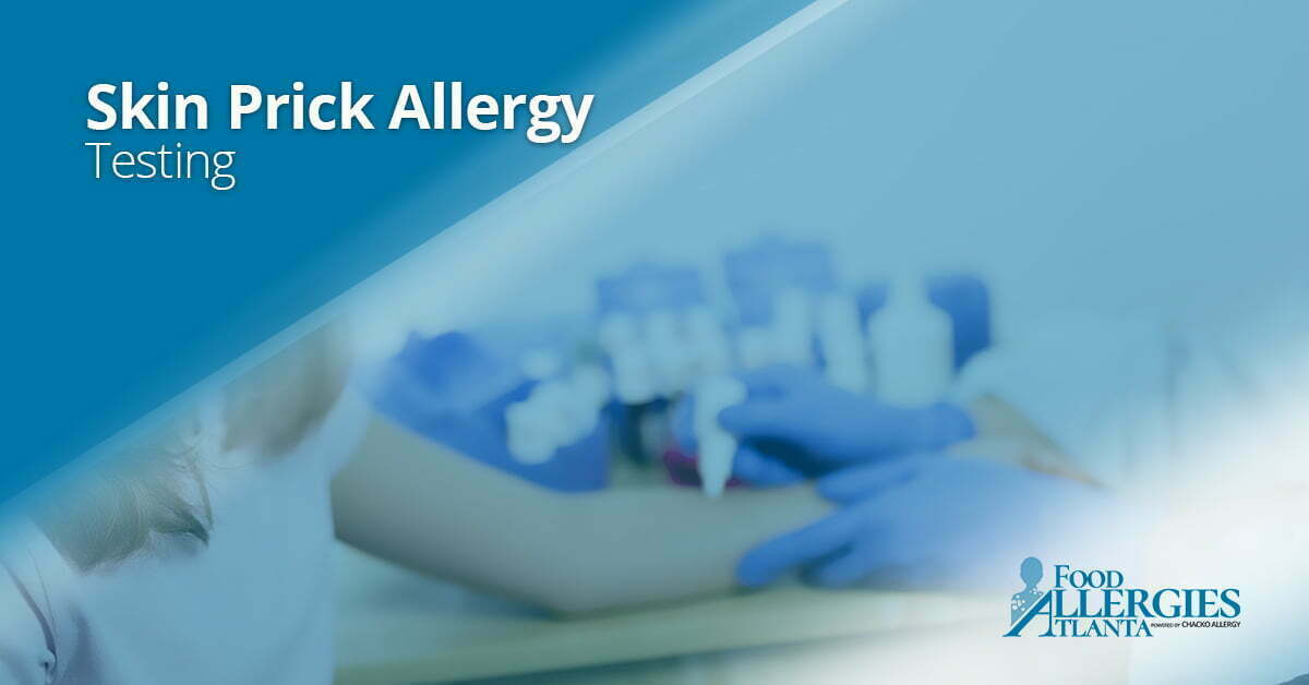 Skin prick allergy testing