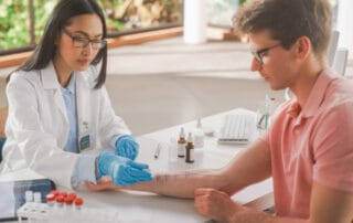 Atlanta food allergy test differences.