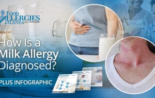 Atlanta milk allergy infographic.