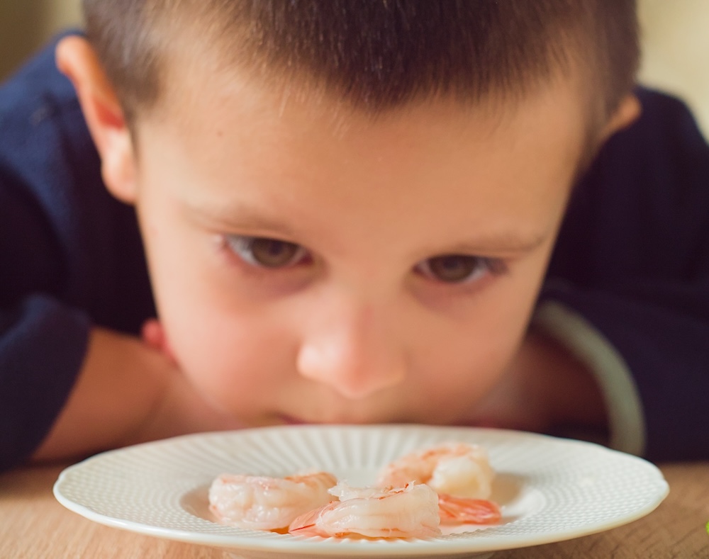 Children’s shellfish allergy in Atlanta.